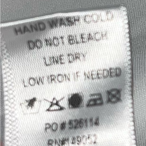 Fashion Nova Tie Front Top Off White Satin V Neck Crop Shirt Size Small - Picture 7 of 8